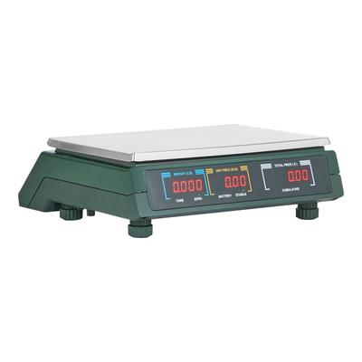Electronic Price Computing Scale, 66 LB Digital Deli Weight Scales, LED Digital Food Fruit Meat Produce Counting Weight