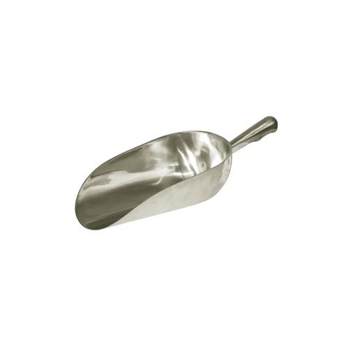 Futterschaufel aus Aluminium, runde Abwiegeschaufel, ca. 1600g