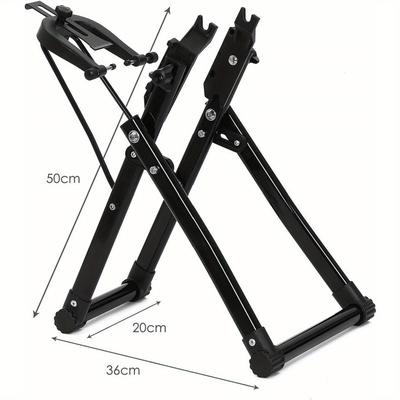 TEMU Bicycle Wheel Centering Stands Foldable Trim Stand Rear Wheel Stand Heavy-duty Bicycle Made Of Steel Image