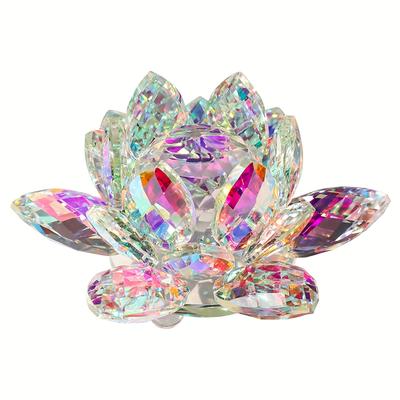 TEMU Kshs Crystal For Lotus Pendant - Elegant Glass Yoga & Home Decor, Perfect Gift For Birthdays, Christmas, Day, Father's Day, And More, For Lotus Flower Decor, Best For Christmas, Thanksgiving Image