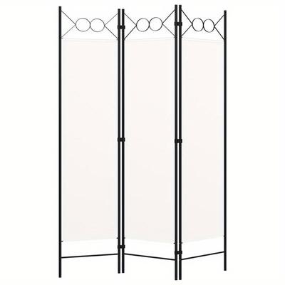 TEMU 3pcs Room Divider White 120x180cm. Free-standing Screen For Privacy Image