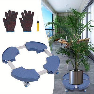 TEMU Plant Roller Flower Roller Round 400kg Adjustable 40-58cm New Image