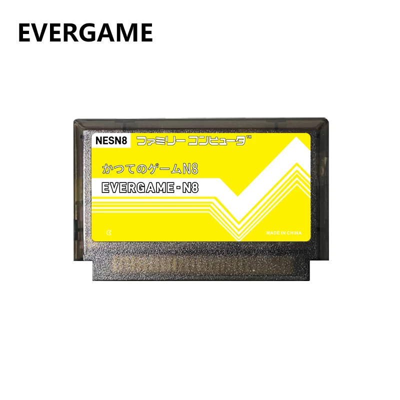 REMANK EVERGAME N8 NES Cartridge Super NESN8 FC Video Game Console Accessories 8 Bit Retro Multi Game Cartridges