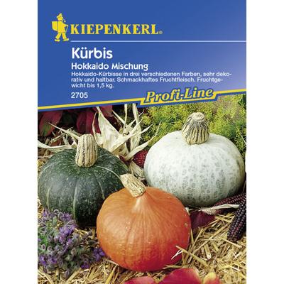 Kiepenkerl - Kürbis Hokkaido Mischung Inhalt reicht für ca. 7 Pflanzen Gemüsesamen Image