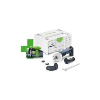 Akku-Winkelschleifer agc 18-125 EB-Basic-5,0, 1x 5,0 Ah Akku im Systainer - Festool Image