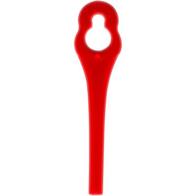 Beijiyi - 100 Stück Ersatz-Kunststoffklingen für Florabest lidl frta 20 A1, fat 18B3, FRT18A Image