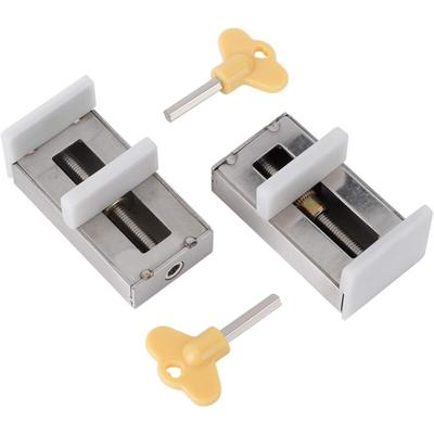 Stück mit Schlüssel, Türrahmen-Sicherheitsschloss aus Aluminiumlegierung, verstellbares Image