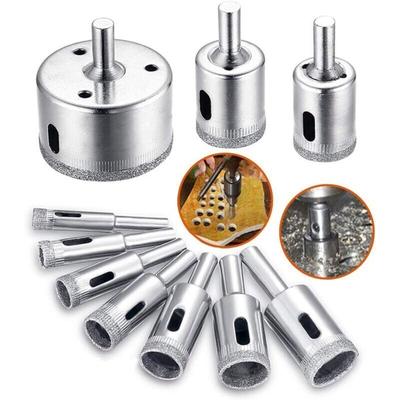10 Diamantbohrer für Keramik, Glas, Porzellan, Fliesen – 8 mm bis 50 mm Image