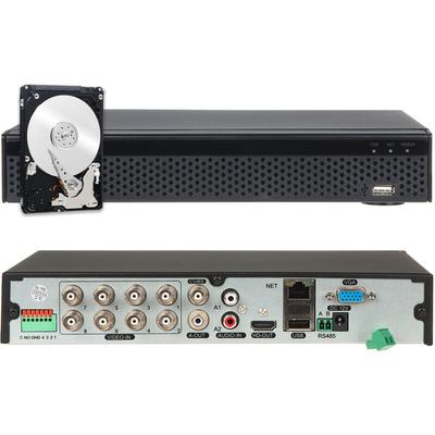 8-KANALIGER hybrid cloud ip dvr 5 mpx festplatte 160 gb Image