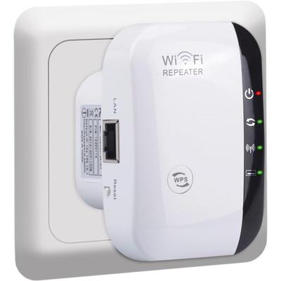 Leistungsstarker WLAN-Repeater: 2,4 GHz 300 Mbit/s WLAN-Verstärker mit Ethernet-Anschluss, Image