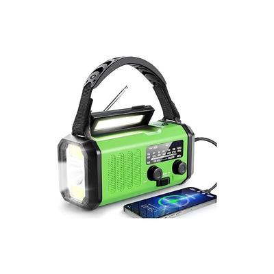 Notfall Hand Kurbel Radio, 10000mAh/37000mWh Solar Radio NOAA/AM/FM Wetter Radio, Notfall Handy Image
