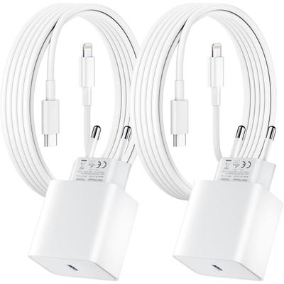 Lablanc - 2er-Pack für iPhone-Schnellladegerät, 20 w pd USB-C-Netzteil mit 2 m Image