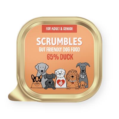 24x150g Duck Grain Free Wet Dog Food Scrumbles Wet Dog Food