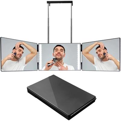 Fitags - Schminkspiegel, 360° LED-Spiegel zum Schminken, Kämmen, Haareschneiden, Schwarz Image