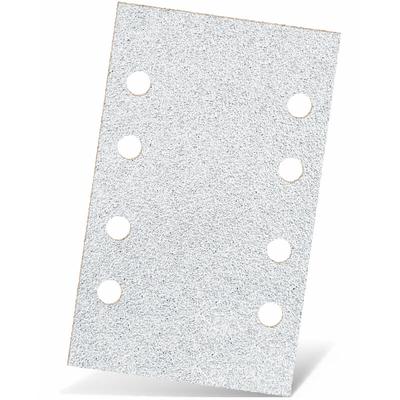MENZER White Klett-Schleifblätter, 133 x 80 mm, 8-Loch, f. Schwingschleifer, Normalkorund (50 Stk.) Image