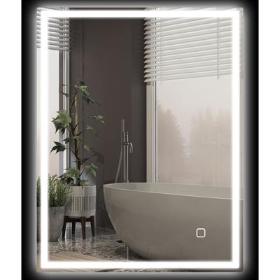 Homcom - Badspiegel mit Beleuchtung 90x70 cm led Spiegel Wandspiegel mit Memory-Funktion 3 Image