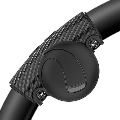 Lenkradknauf Universal Lenkhilfe Lenkradknopf für Auto Traktor lkw Boot (Schwarz)