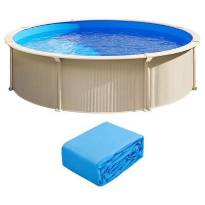 Mophorn - Runde Poolfolie, φ 460x120 cm, Innenfolie, Ersatzfolie, Innenhülle, Schwimmbadfolie, Image