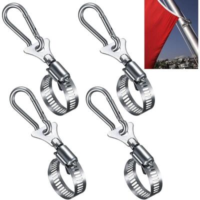 Csparkv - Fahnenring-Clips, Fahnenmast-Ausrüstung, Fahnenmast-Clip-Ringe, Fahnenmast-Clip, Image