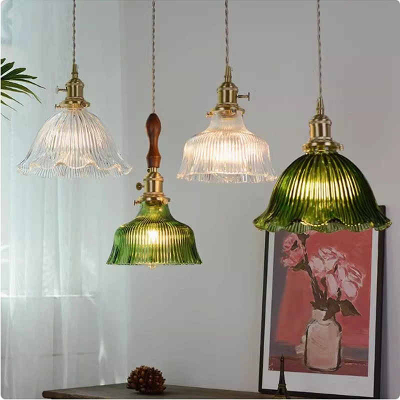 Moderne Glas Kronleuchter Beleuchtung Schlafzimmer Dekor Esszimmer LED Pendel leuchte Küchen leuchte Hängelampe Restaurant Bar Glanz Restaurant führte Pendel leuchte Glas hängen Kronleuchter