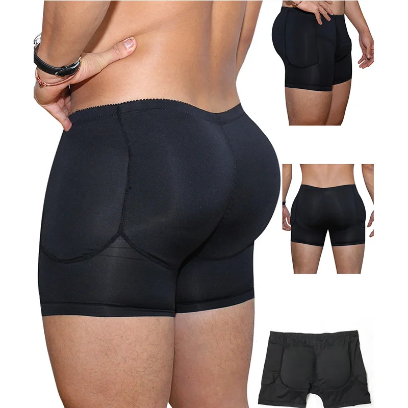 Shapewear Männer Body Shaper Hüfte Pad Füllung Butt Lifter Builder Gefälschte Ass Gepolsterte Höschen Shorts Unterwäsche Männlich Plus Größe S-6XL Image