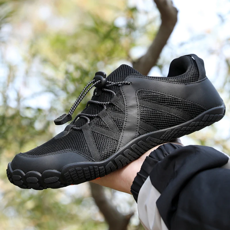 Atmungsaktive Männer Wanderschuhe Outdoor Flexible Paar Turnschuhe Nicht-slip Mode Männlichen Wanderschuhe Große Größe Klettern Casual Schuhe Image