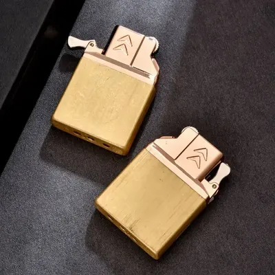 Dual Fire Switching Gas Movement Chief Aufblasbares Feuerzeug Innenbehälter Metall Winddicht Direct Fire Universal