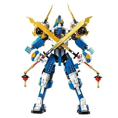 Jay Walker's Titan Mech Bausteine Skelett Soldat Katana Montage Ziegel Spielzeug Geschenk für Image