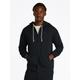 Hoodie "FZ HOODIE", Herren, Gr. M (50), blau (desert sky), Sweatware, Obermaterial: 79% Baumwolle, 18% Polyester, 3% Elasthan, TOMMY HILFIGER UNDERWEAR, unifarben, Basic, normal hüftlang, Langarm elastischer Bund, Sweatshirts, mit Kängurutasche