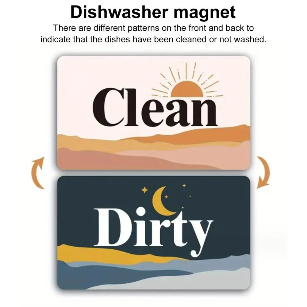 Kitchen Dishwasher Sign Kitchen Dishwasher Magnet Set of 2 Dishwasher Dirty Clean Magnets Acrylic Kitchen for Dish for Fridge