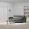 Reception Collection Black Leather Sofa, Black, Living Room Sofas