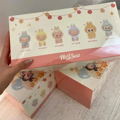 Labubu The Monsters V3 Series Mystery Box Face Anime Figure Mystery Surprise Box Kid Toys Keychain