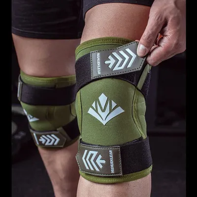 Adjustable Hook&loop Compression Knee Brace Fitness Training Squat Equipment Bodybuilding Strength