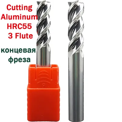 1PCS Cnc Cutting Aluminum HRC55 3 Flute Milling Cutter Carbide End Mill For Aluminum Copper