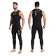 Muta in neoprene Uomo Muta da sub senza maniche monopezzo Muta da surf ad alta elasticità Muta da