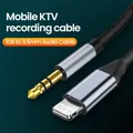 Per iPhone A Cavo AUX da 3,5 mm Adattatore audio Lightning a jack da 3,5 mm Cavo audio per iPhone 14 13,5 M/1 M/1,5 M/2 M Cuffie da 3,5 mm
