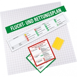 Dreifke® Raster-Planträger für Flucht- und Rettungspläne, Kunststoff, 600x600mm Image