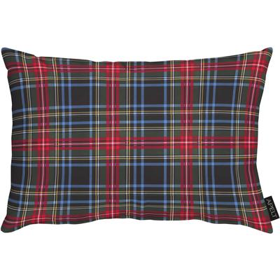 Dekokissen APELT "Jack" Gr. 1, rot (rot, blau, kariert), B:32cm H:5cm L:45cm, Polyester, Dekokissen_Sitzkissen_Kissenhüllen, Kissenhülle mit Füllung, 1 Stück Image