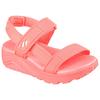 Sandale SKECHERS "UNO LITE SANDAL", Kinder, Gr. 31, orange (koralle), Textil, sportlich, Schuhe, leichte Sandale mit Klettverschluss, Größenschablone zum Download