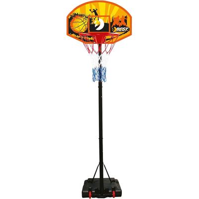Basketballständer BEST SPORTING "Basketballständer höhenverstellbar von 205 - 265 cm", bunt (schwarz, orange), BallsportkörbeB:90cm H:265cm, Stahl, Kunststoff, B:90cm H:265cm