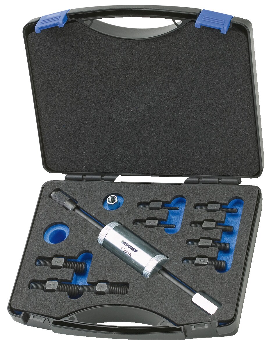 GEDORE Gewindeadapter-Satz mit Gleithammer 700 g, 11-teilig, 1.81/K-12 Image