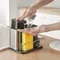 3-in-1 Kitchen Soap Dispenser Stainless Steel Cutlery Holder Spoon Storage Kitchen Organizer Drainer