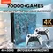 LZAKMR Retro Video Game Console X10 with 70000 Video Games 60 Emulators For PS2/N64/GAMECUBE/XBOX