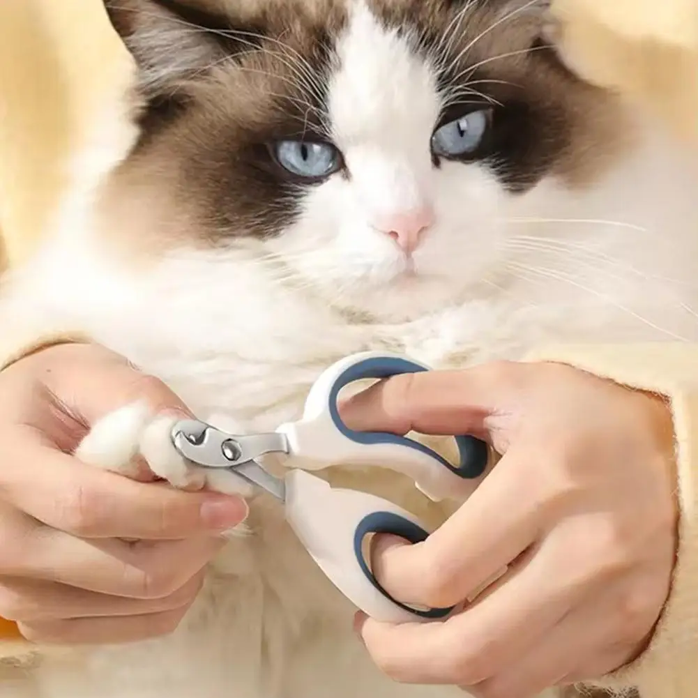 Katzen-Nagelknipser für kleine Katzen und Hunde, Edelstahl, Welpenkrallenschneider, Haustier-Nagelpflege-Knipser, Trimmer Image