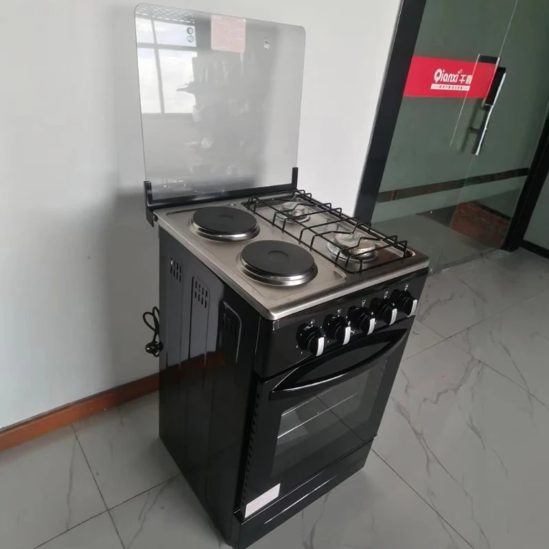 2 Gas 2 Elektrisches 50-Gaskochfeld mit Weitbrennern und Backofenanschluss Image