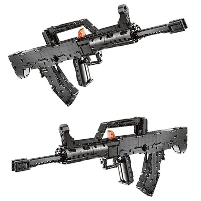 Hohe-Tech WW2 Spielzeug Pistole Serie Ziegel Spielzeug Military Waffe Bewaffneten 95 Automatische Image