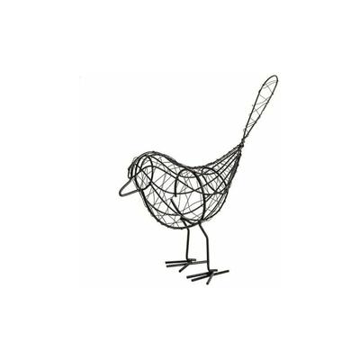 Garten-Vogel-Dekoration, schmiedeeiserne Tierfiguren, Metall-Sammlungsstatue für Image