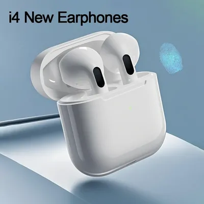 # I4 Drahtlose Bluetooth Kopfhörer HiFi Stereo Headset Mic Noise Reduction Sport Ohrhörer Für Xiaomi Lenovo iPhone Samsung Huawei Image