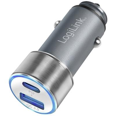 Usb Ladegerät 36 w 1x usb-a, 1x usb-c® usb pd kfz usb Power Delivery (usb-pd) - Logilink Image
