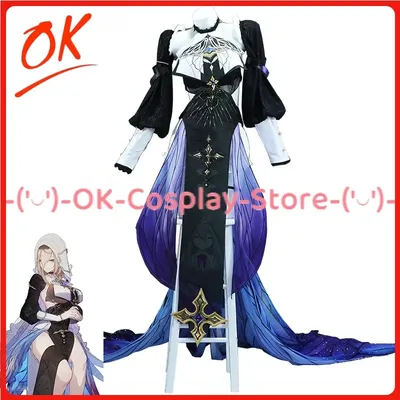 [Angepasst] Spiel Honkai Impact 3 Aponia Cosplay Kostüm Frauen Sexy Party Kleid Schwester Kleidung Image